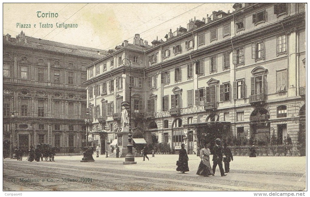 3 Cpa TORINO- Marché Volailles, Ruits Et Légumes Peinture- Via PietraMicca- Téatr Carlgnano Voyaée - Autres & Non Classés