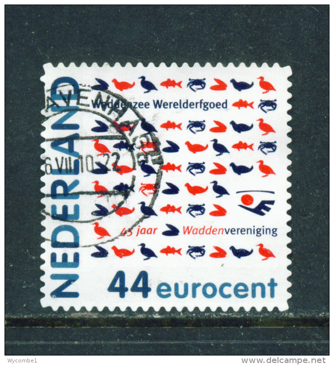 NETHERLANDS - 2010  Waddenzee  44c  Used As Scan - Oblitérés