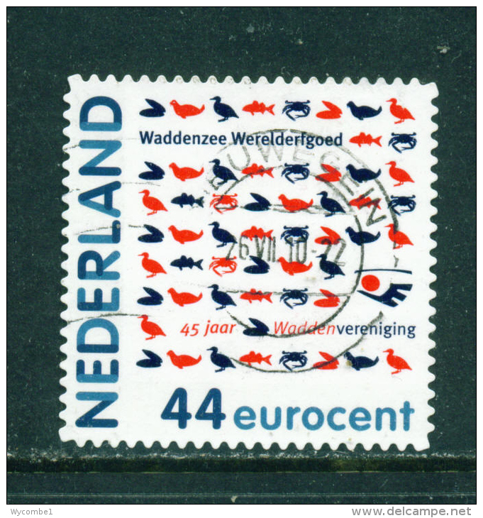 NETHERLANDS - 2010  Waddenzee  44c  Used As Scan - Oblitérés