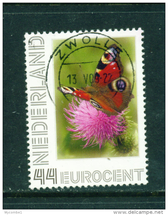 NETHERLANDS - 2009  Peacock Butterfly  44c  Used As Scan - Used Stamps