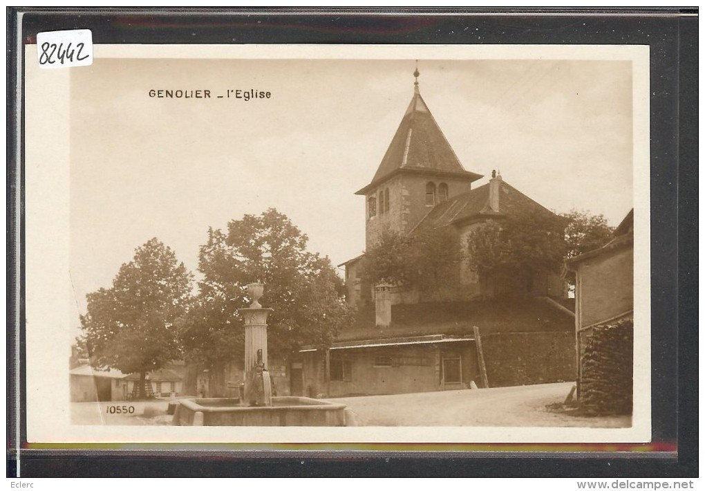 DISTRICT DE NYON /// GENOLIER - L'EGLISE - TB - Genolier