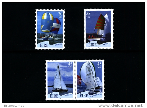 IRELAND/EIRE - 2001  YACHTS SET  MINT NH - Ongebruikt