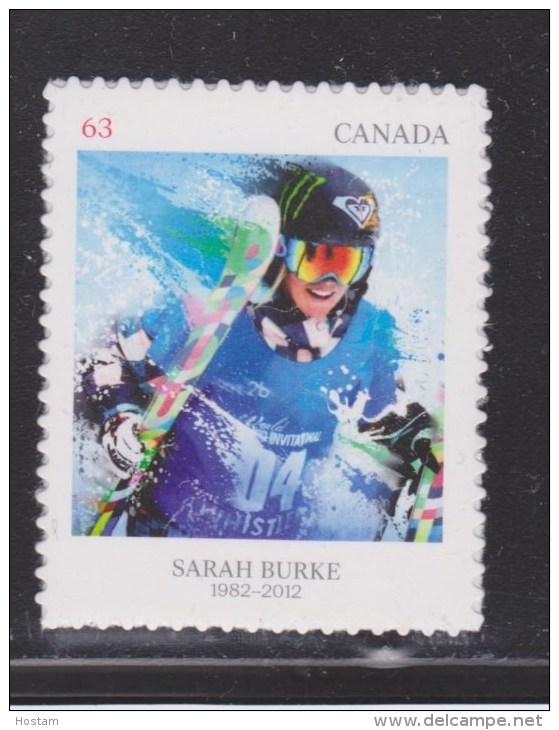 CANADA, 2014, #2707. PIONEERS Of WINTER SPORTS:SARAH BURKE (2014) - Timbres Seuls