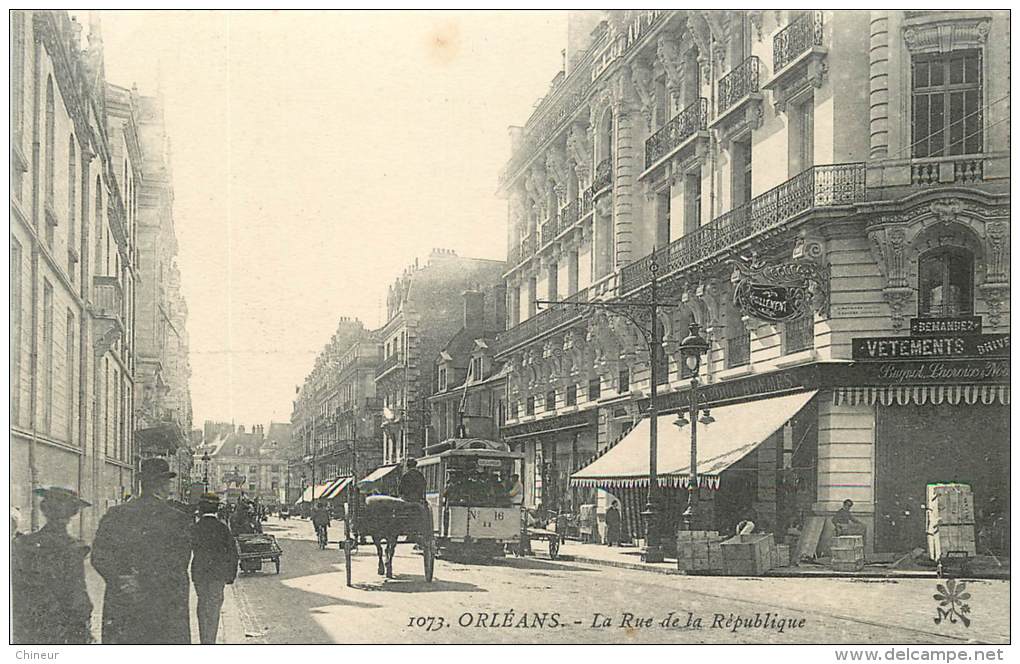 ORLEANS LA RUE DE LA REPUBLIQUE - Orleans