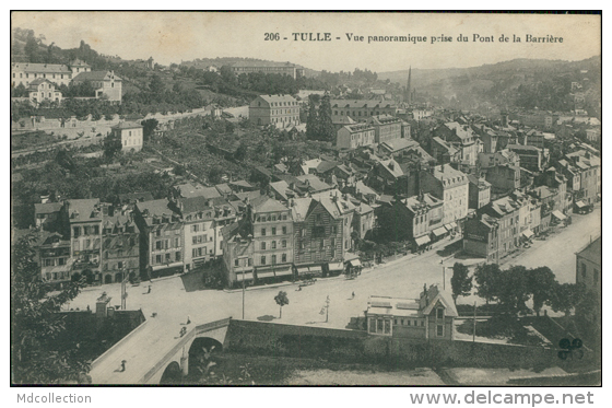 19 TULLE / Vue Panoramique Prise Du Pont De La Barrière / - Tulle