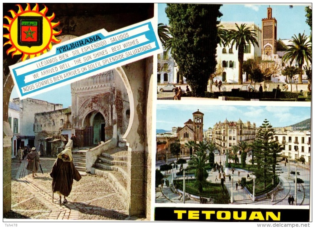 MAROC----TETUAN----TELEGRAMA  De TETOUAN----voir 2 Scans - Autres & Non Classés