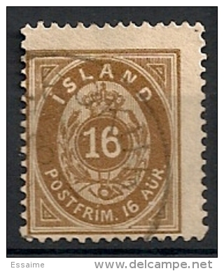 Islande Island. 1876. N° 9 . Oblit. - Usati
