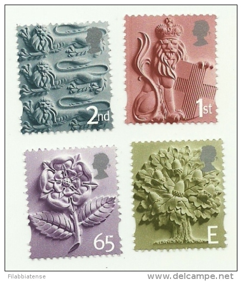 2001 - Gran Bretagna 2249/52 Ordinaria, - Unused Stamps