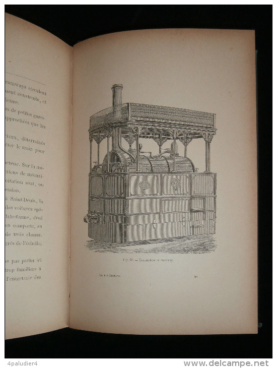 Chemins De Fer LA LOCOMOTIVE Le Materiel Roulant Exploitation Des Voies Ferrées Marc De MEULEN 1889 - Railway & Tramway