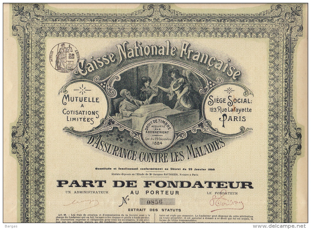 Belle Deco Caisse Nationale Française Mutuelle - Banco & Caja De Ahorros