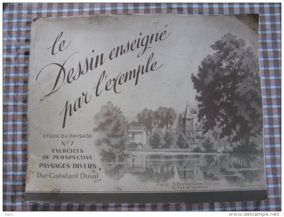 Le Dessin Enseigné Par L Exemple -Etude Du Paysage N°7 Exercices De Perspective Par Constant Duval - Innendekoration