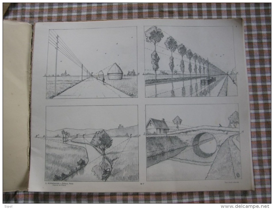 Le Dessin Enseigné Par L Exemple -Etude Du Paysage N°7 Exercices De Perspective Par Constant Duval - Décoration Intérieure