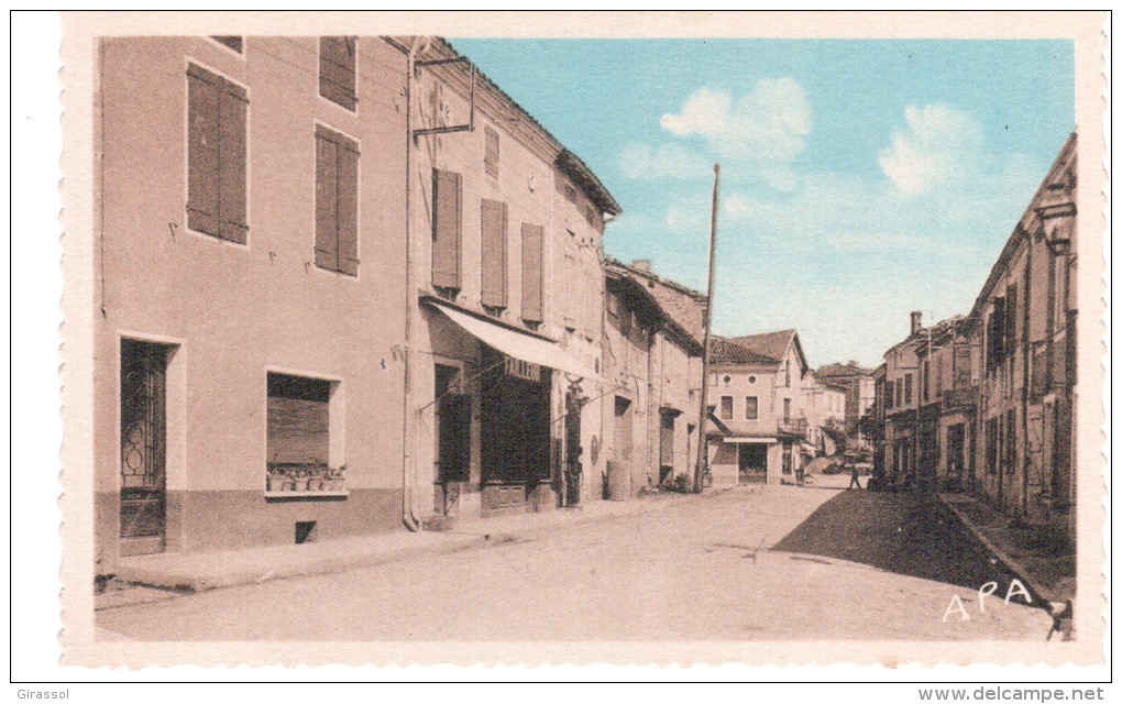 CPA MONCLAR DE QUERCY 82 AVENUE DE MONTAUBAN APA POUX 10 - Montclar De Quercy