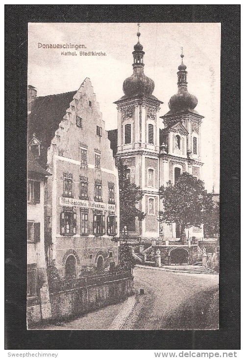 78166 AK Donaueschlingen - KATHOL  Stadtkirche Unused - Villingen - Schwenningen