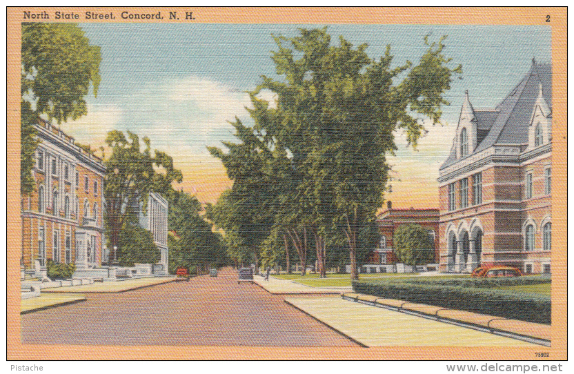 Concord New Hampshire - North State Street - Unused - VG Condition - Concord