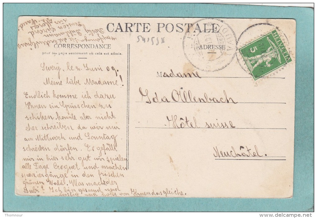 SEVERY  -  LE  CHATEAU  -  1909  - - Other & Unclassified