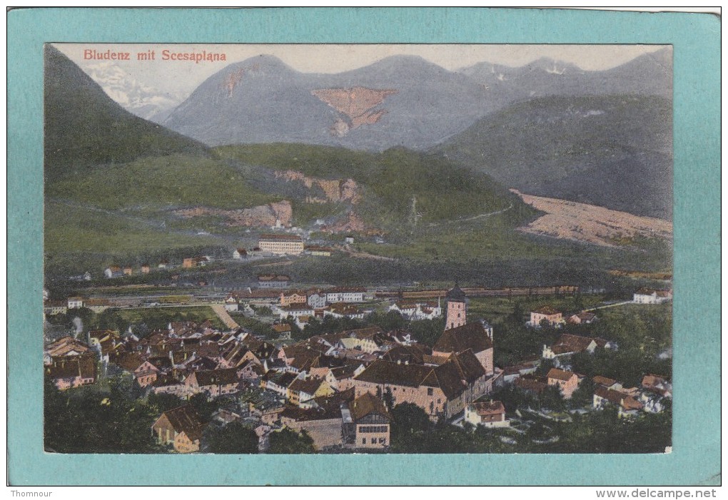 BLUDENZ  MIT  SCESAPLANA   - 1908  - - Bludenz