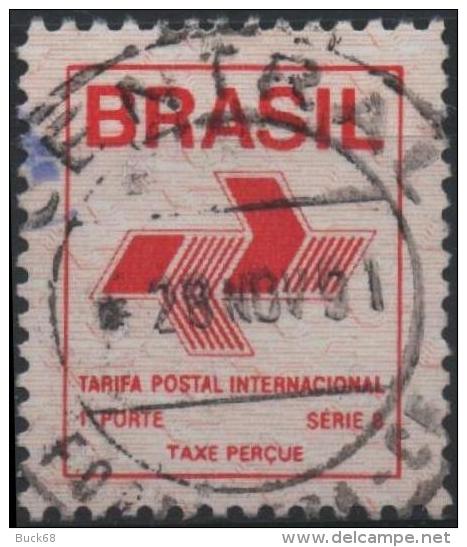 BRESIL BRASIL 1937 (o) Timbre Provisoire Série B Pour Le Courrier International - Usados