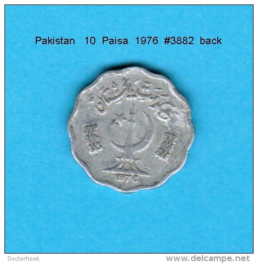 PAKISTAN    10  PAISA  1976   (KM # 36) - Pakistán