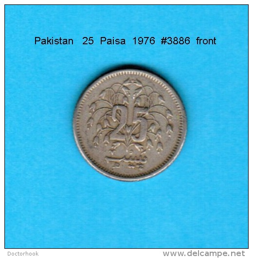 PAKISTAN    25  PAISA  1976   (KM # 37) - Pakistán