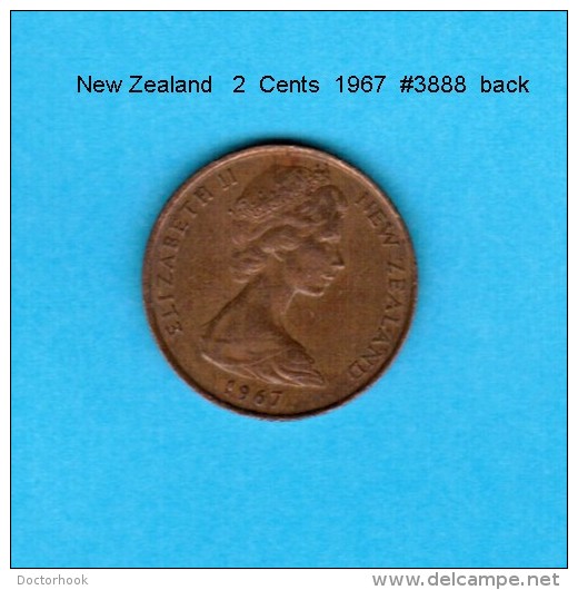 NEW ZEALAND    2  CENTS  1967   (KM # 32) - New Zealand