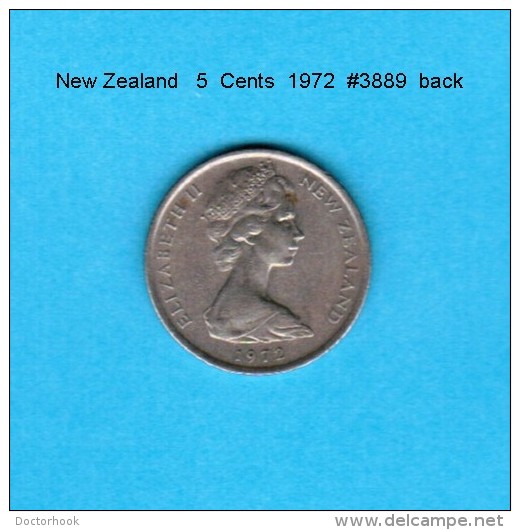 NEW ZEALAND    5  CENTS  1972   (KM # 34) - Neuseeland