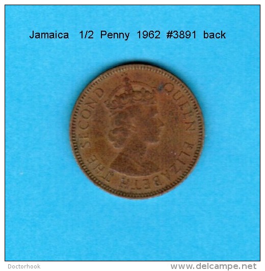 JAMAICA    1/2  PENNY  1962   (KM # 36) - Jamaica