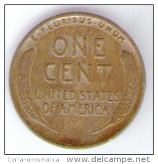 STATI UNITI ONE CENT 1936 - 1909-1958: Lincoln, Wheat Ears Reverse