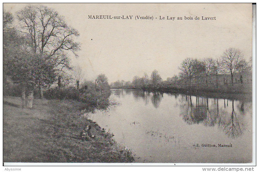 85 MAREUIL SUR LAY -  (animé) Le Lay Au Bois De Lavert - Guitton - D20 289 - Mareuil Sur Lay Dissais