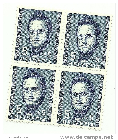 1961 - Svizzera 684 Pro Juventute C2988 - Quartina, - Unused Stamps
