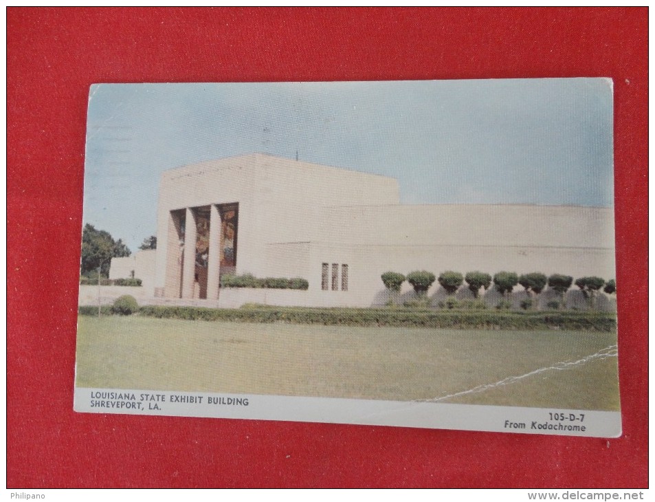 - Louisiana > Shreveport State Exhibit Building 1950 Cancel    Ref    Ref 1162 - Shreveport