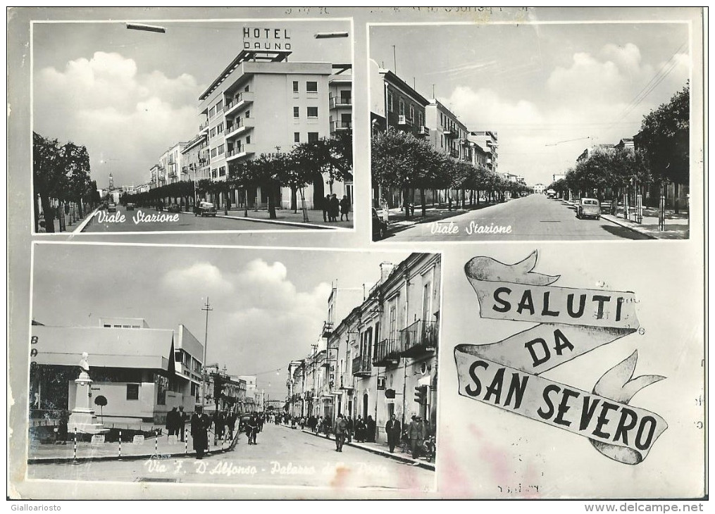 SALUTI Da SAN SEVERO - FG - VIAGGIATA - - San Severo