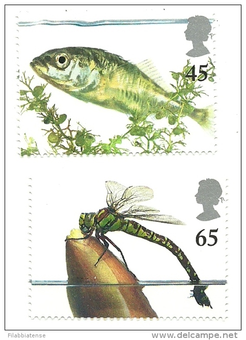 2001 - Gran Bretagna 2264/65 Fauna, - Unused Stamps