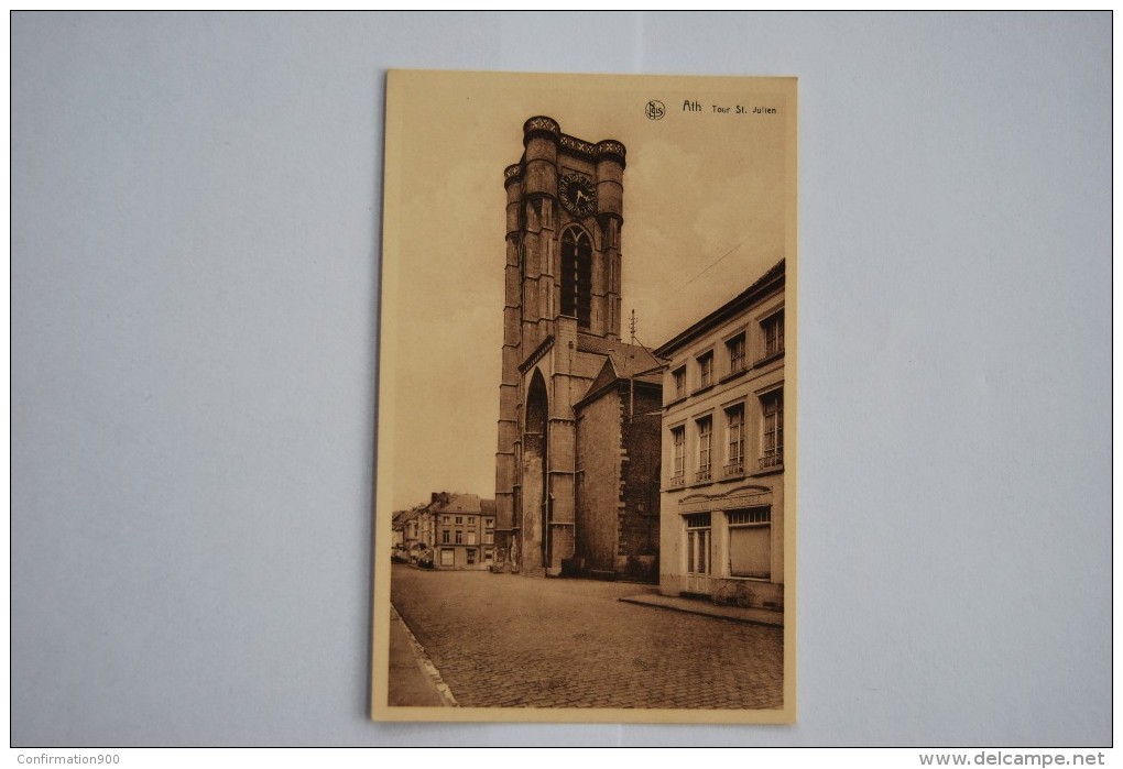 Ath Lot 3 Cartes:le Viaduc + Tour St Julien + Eglise St Julien - Ath