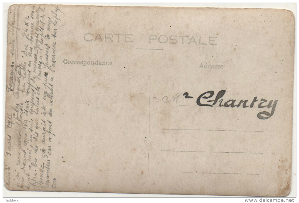 CARTE PHOTO MILITAIRE DE FECAMP (2 SCANS) - Fécamp