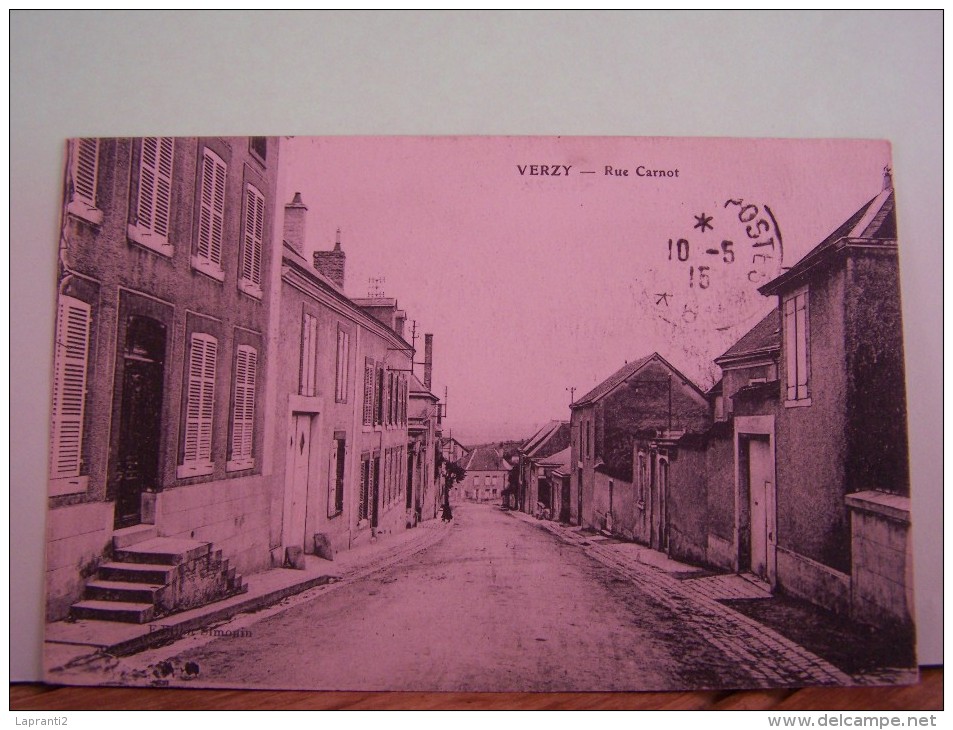 VERZY (MARNE) RUE CARNOT - Verzy