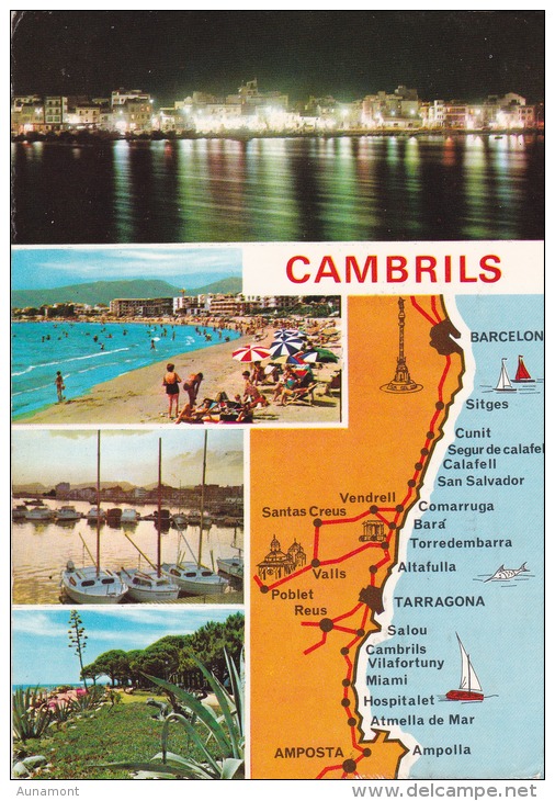 España--Tarragona--1976--Cambrils --Diversos Aspectos De La Villa-a, Cahors, Francia - Mapas