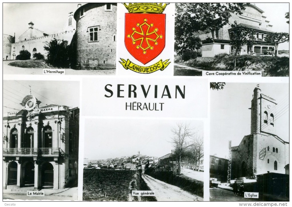 Servian -  En 1956 - Multivue - Sonstige & Ohne Zuordnung