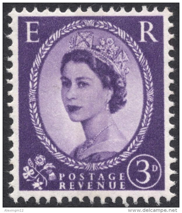 Great Britain, 3 P. 1960, Sc # 358p, Mi # 323yX, MH - Nuovi