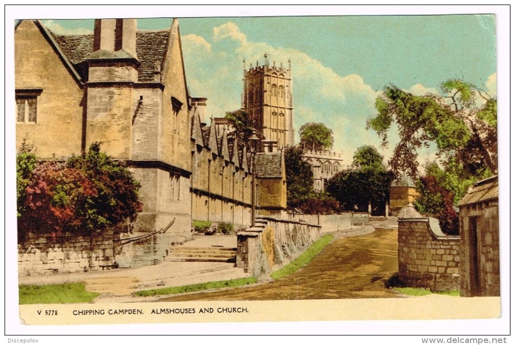 I1984 Gloucester - Chipping Campden - Almshouses And Church - Nice Stamps Timbres Francobolli / Viaggiata 1957 - Gloucester