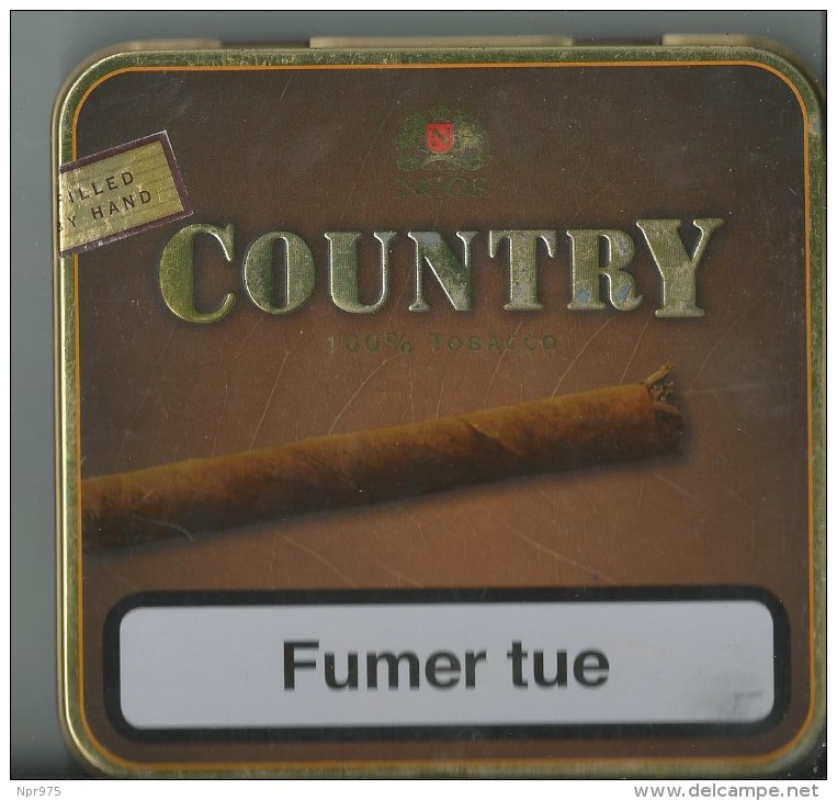 Etuit A Cigare  Boite En Fer   Neos Country Sri Lanka - Sigarenkokers