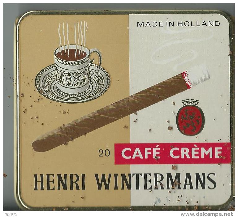 Etuit A Cigare  Boite En Fer   Henri Wintermans Holland - Zigarrenetuis