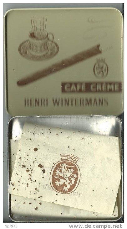 Etuit A Cigare  Boite En Fer   Henri Wintermans Holland - Sigarenkokers