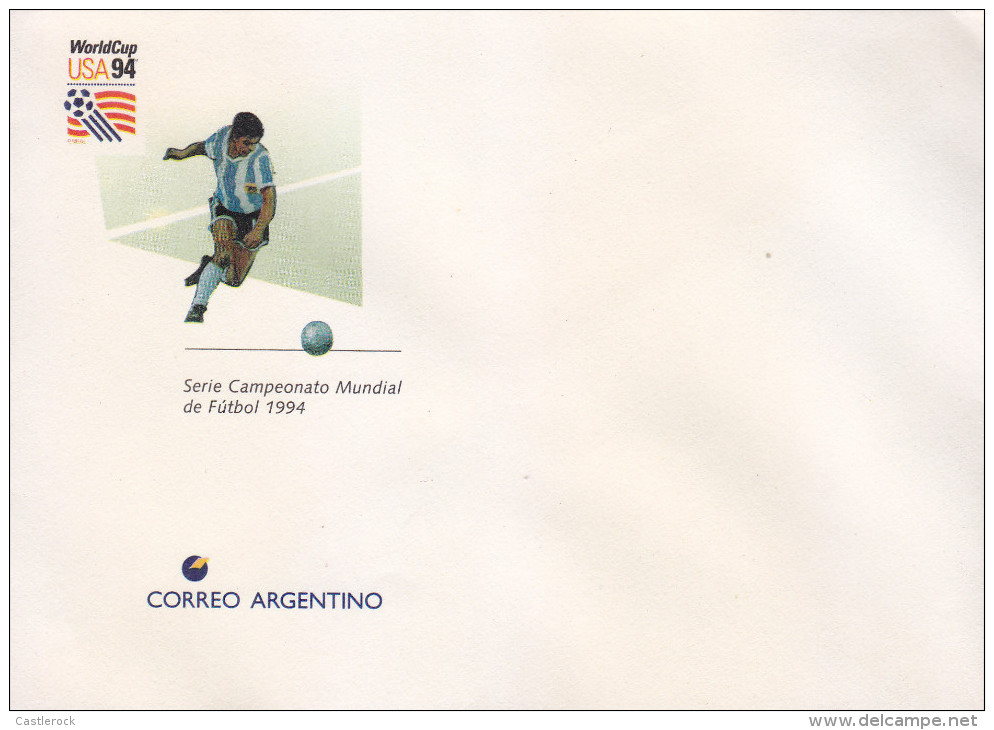 G)1994 ARGENTINA, WORLDCUP USA 94, FOOTBALL PLAYER, FDC, XF - FDC