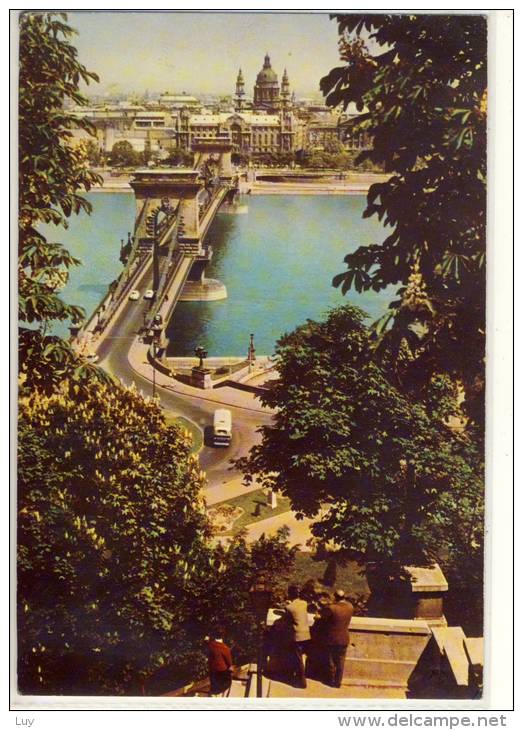 BUDAPEST - Lánchid, Kettenbrücke, Chain Bridge, Pont, Brücke - Ungarn