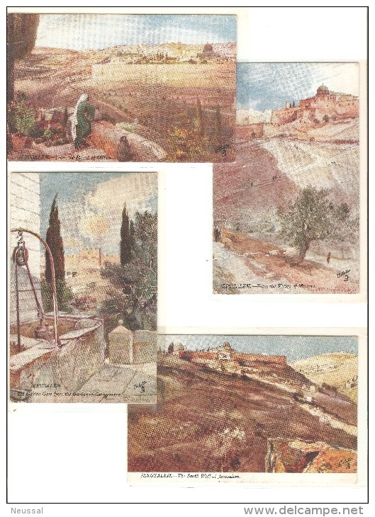 12 Postales De Jerusalem. - Palestina