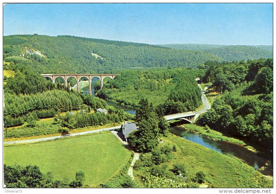 HERBEUMONT-SUR-SEMOIS Viaduc Et Pont Des Conques  - 2 Scans - Herbeumont