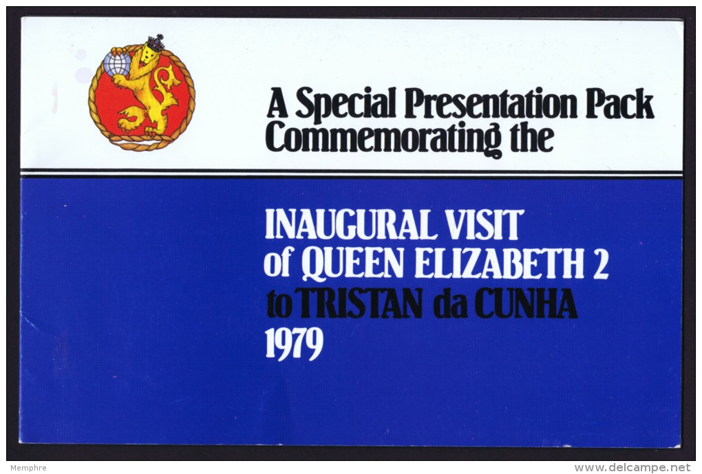 1979 Queen Elizabeth 2 (Ship) Visit  Presentation Pack - Tristan Da Cunha