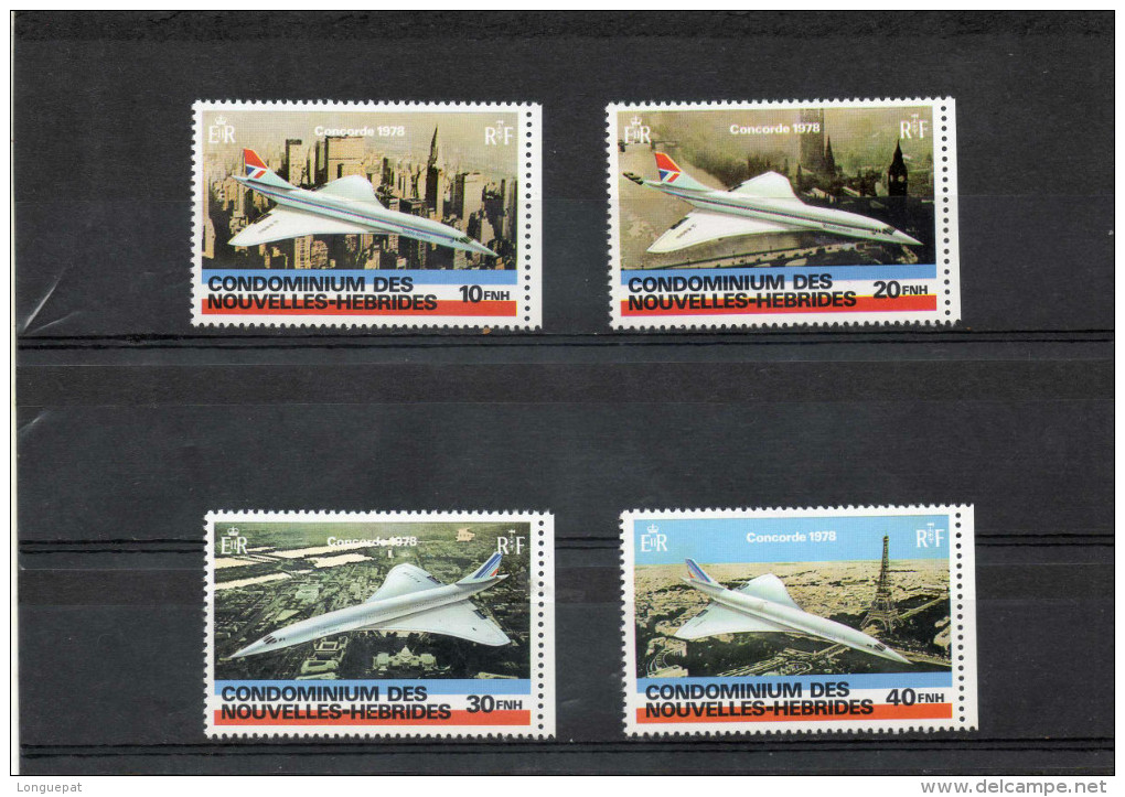 NOUVELLES-HEBRIDES : Concorde (avion) : 2 Ans Des Vols Quoptidiens Du Supersoniques  - Transport - Français - Nuovi