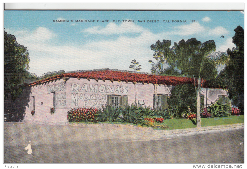 San Diego California - Old Town - Ramona's Marriage Place - Unused - San Diego